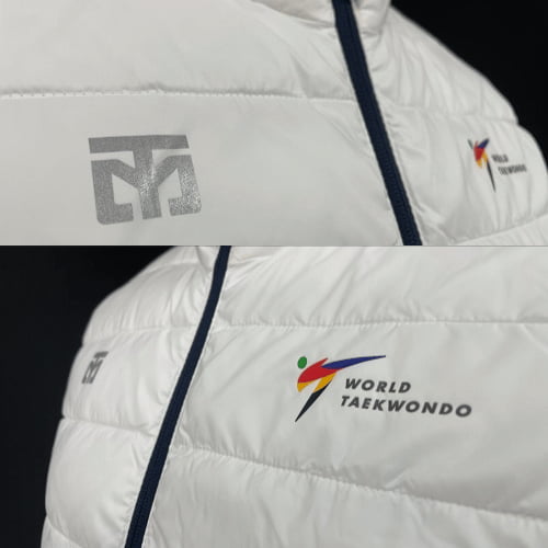 detalles chaleco logo WFT